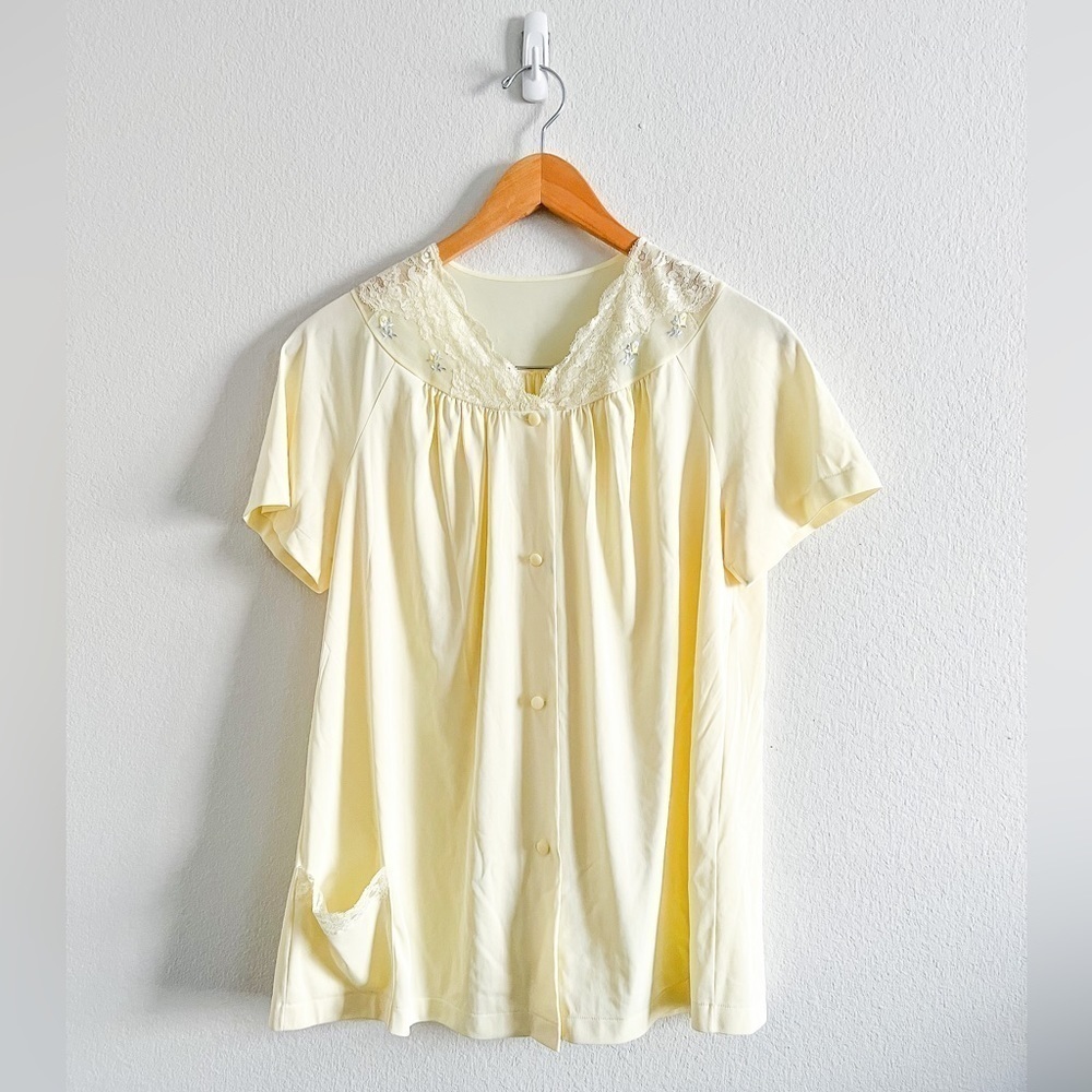 Vintage Shadow Line 1970’s Pajama Top